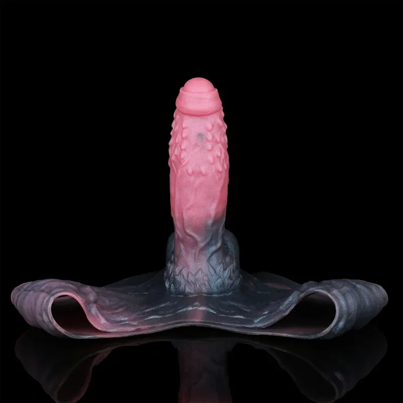 Wearable Barbed Hollow Penis Pant Fantasy Silicone Cock Sleeve 13 Wearable Barbed Hollow Penis Pant Fantasy Silicone Cock Sleeve 13