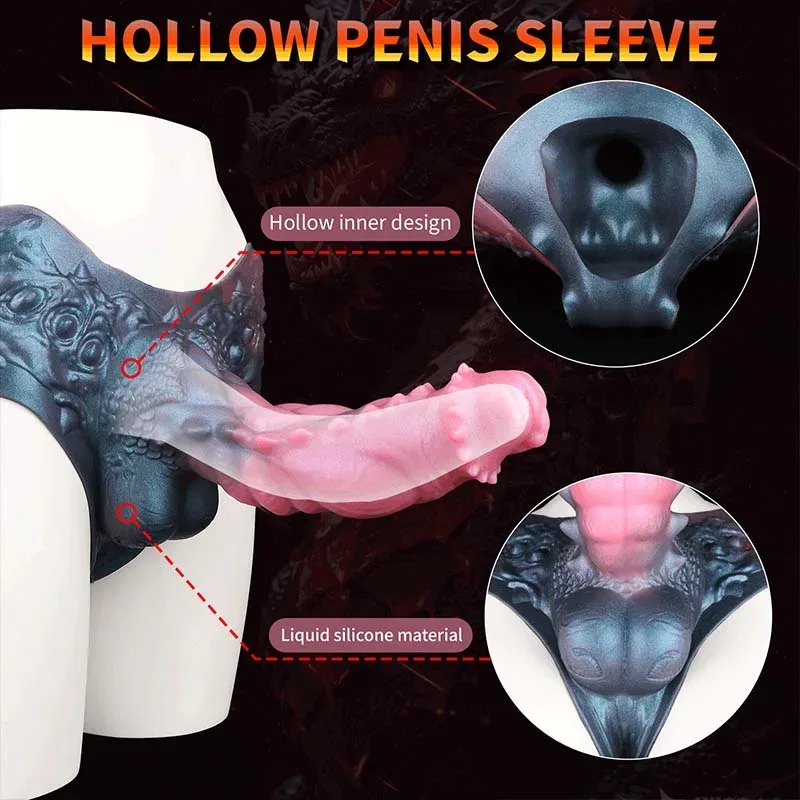 Wearable Fantasy Hollow Penis Pant Big Exotic Cock Sleeve 3 Wearable Fantasy Hollow Penis Pant Big Exotic Cock Sleeve 3