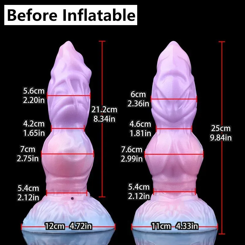 9.5 Inch Large Inflatable Wolf Knot Butt Plug Fantasy Anal Toy 1 9.5 Inch Large Inflatable Wolf Knot Butt Plug Fantasy Anal Toy 1