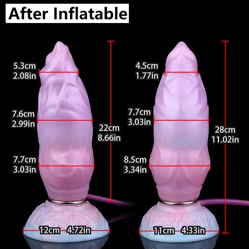 9.5 Inch Large Inflatable Wolf Knot Butt Plug Fantasy Anal Toy 2 9.5 Inch Large Inflatable Wolf Knot Butt Plug Fantasy Anal Toy 2