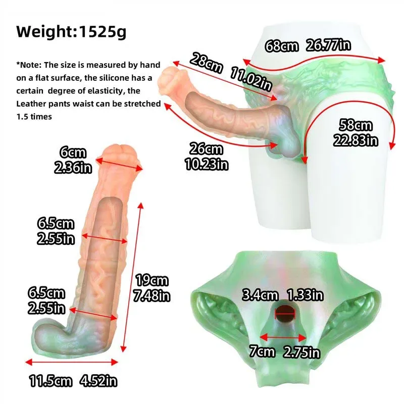 Wearable Large Thick Horse Penis Pant Silicone Animal Cock Extender 1 Wearable Large Thick Horse Penis Pant Silicone Animal Cock Extender 1