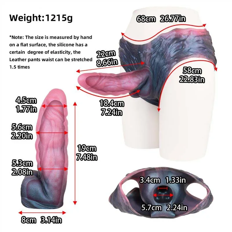 Wearable Fantasy Hollow Penis Pant Liquid Silicone Ribbed Cock Sleeve 1 Wearable Fantasy Hollow Penis Pant Liquid Silicone Ribbed Cock Sleeve 1