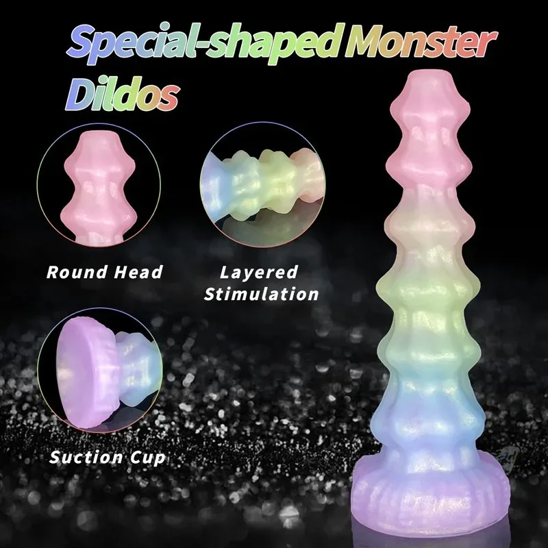 10 Inch Special-Shape Dildo Silicone Fantasy Alien Anal Beads 2 10 Inch Special-Shape Dildo Silicone Fantasy Alien Anal Beads 2
