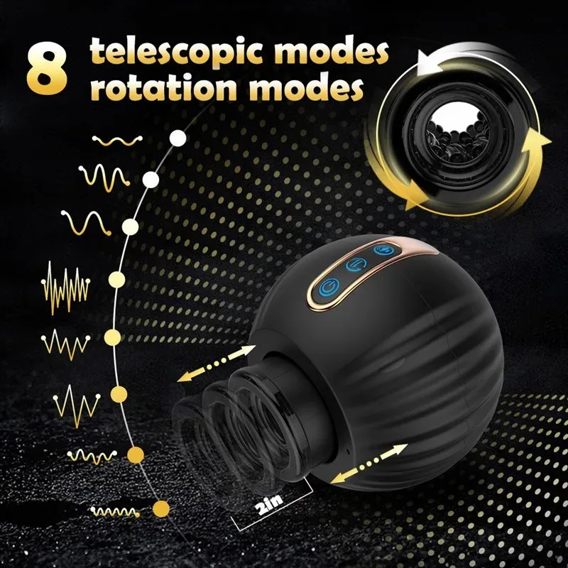 8 Thrusting Rotating Discreet Male Masturbator 1 8 Thrusting Rotating Discreet Male Masturbator 1