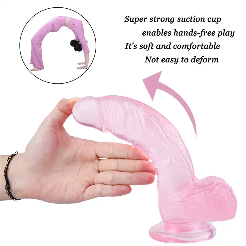 12 IN Transparent Very Thick Long PVC Dildo 4 12 IN Transparent Very Thick Long PVC Dildo 4