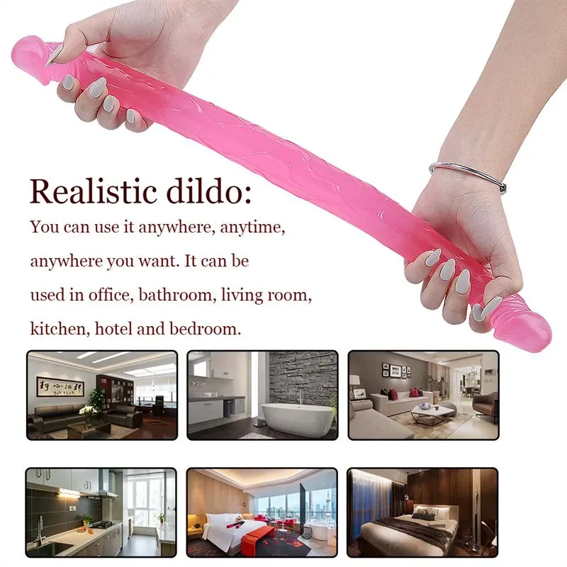 16 Inch Long U-Shape Two Sided Dildo 5 16 Inch Long U-Shape Two Sided Dildo 5