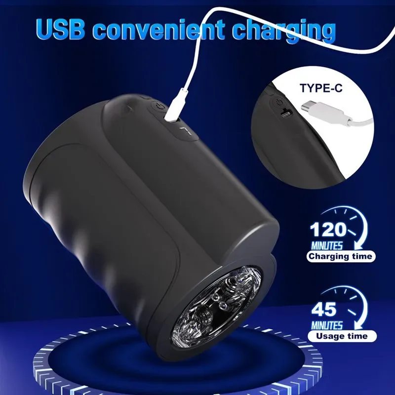 Powerful Thrusting Rotating Male Masturbation Toy 7 Powerful Thrusting Rotating Male Masturbation Toy 7