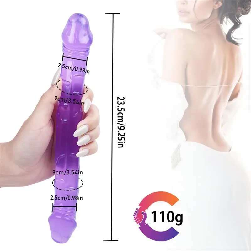 9 Inch Small PVC Double Ended Dildo 1 9 Inch Small PVC Double Ended Dildo 1