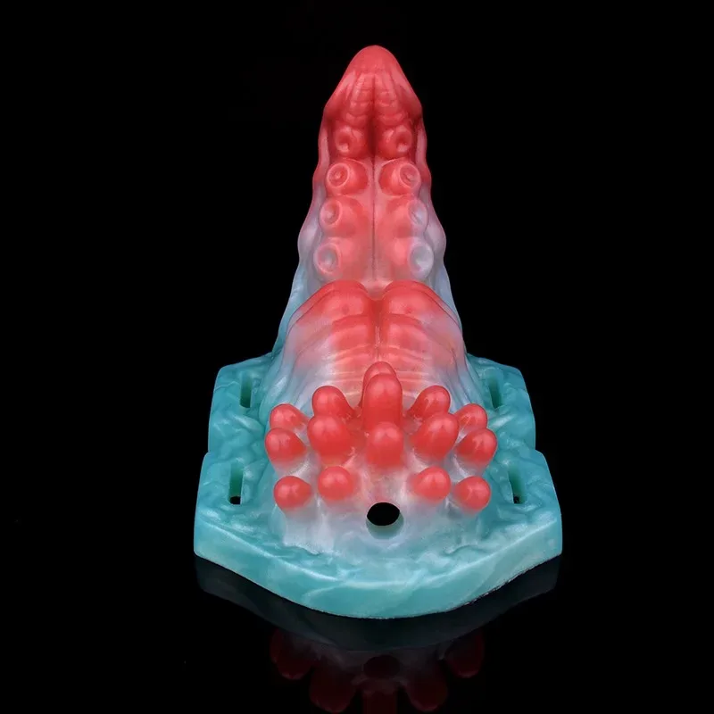 Soft Silicone Strap On Vibrating Tentacle Grinder Toy 4 Soft Silicone Strap On Vibrating Tentacle Grinder Toy 4