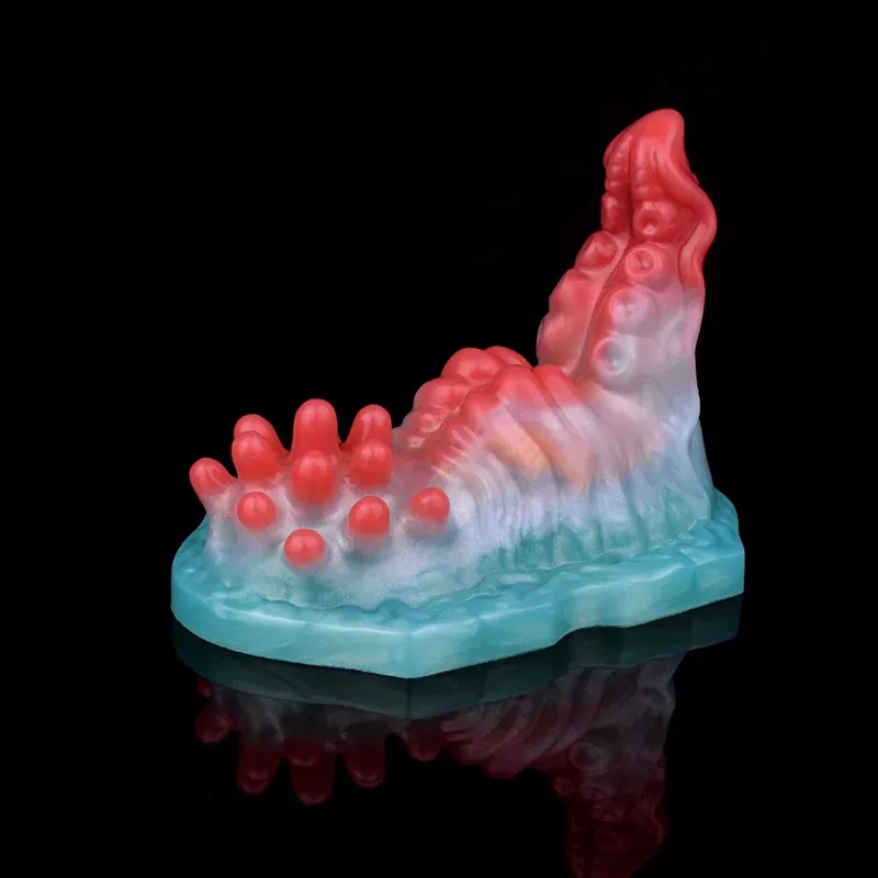 Soft Silicone Strap On Vibrating Tentacle Grinder Toy 3 Soft Silicone Strap On Vibrating Tentacle Grinder Toy 3