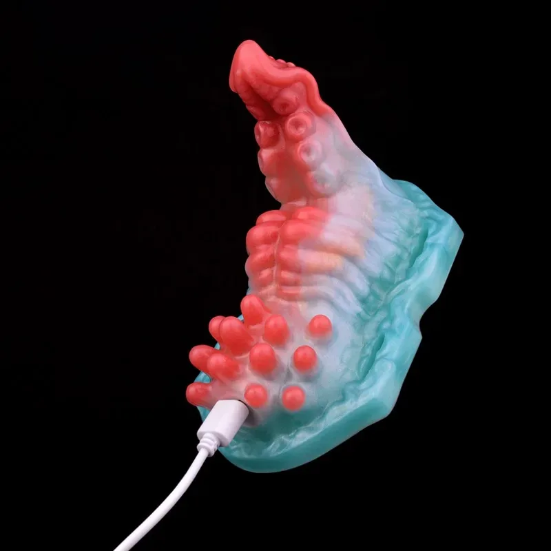 Soft Silicone Strap On Vibrating Tentacle Grinder Toy 6 Soft Silicone Strap On Vibrating Tentacle Grinder Toy 6