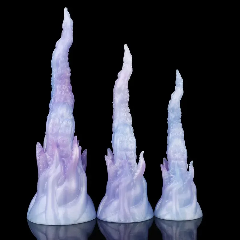 8.5/10/12.4 Inch Fantasy Tentacle Dildo Silicone Flexible Anal Toy 1 8.5/10/12.4 Inch Fantasy Tentacle Dildo Silicone Flexible Anal Toy 1