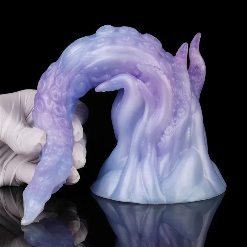 8.5/10/12.4 Inch Fantasy Tentacle Dildo Silicone Flexible Anal Toy 8 8.5/10/12.4 Inch Fantasy Tentacle Dildo Silicone Flexible Anal Toy 8