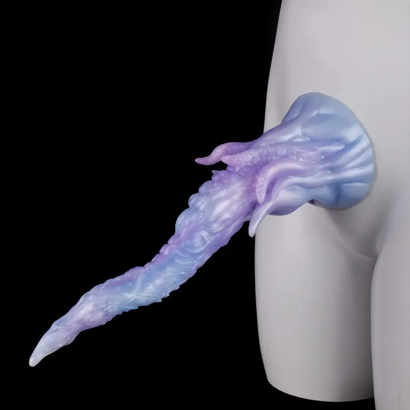 8.5/10/12.4 Inch Fantasy Tentacle Dildo Silicone Flexible Anal Toy 3 8.5/10/12.4 Inch Fantasy Tentacle Dildo Silicone Flexible Anal Toy 3