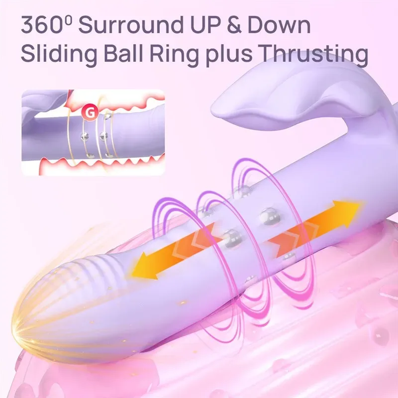 Powerful Thrusting Rotating Women G-Spot Dildo Vibrator 3 Powerful Thrusting Rotating Women G-Spot Dildo Vibrator 3