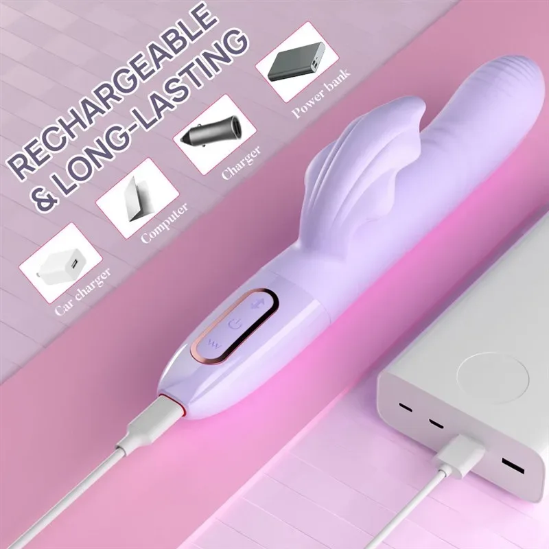 Powerful Thrusting Rotating Women G-Spot Dildo Vibrator 4 Powerful Thrusting Rotating Women G-Spot Dildo Vibrator 4