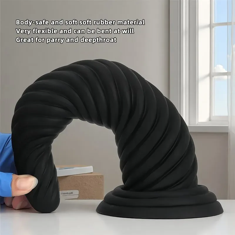 8/10.5/12 IN Black Silicone Unicorn Horn Dildo Anal Plug 5 8/10.5/12 IN Black Silicone Unicorn Horn Dildo Anal Plug 5