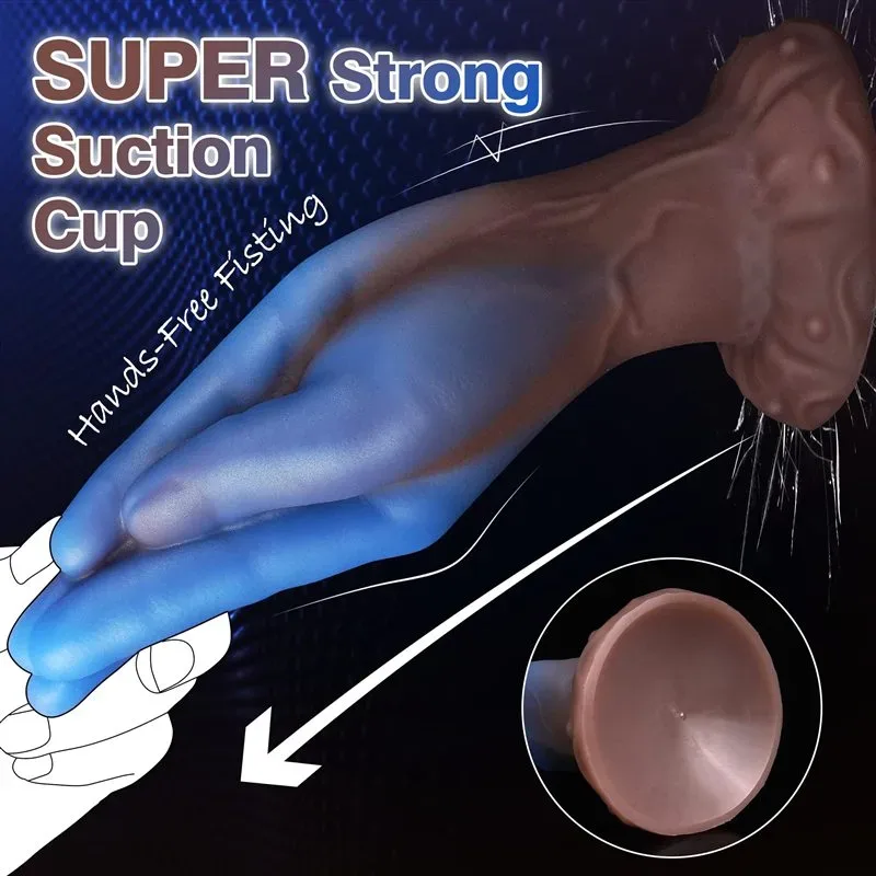 8 Inch Fist Dildo Suction Cup Soft Silicone Thick Butt Plug 5 8 Inch Fist Dildo Suction Cup Soft Silicone Thick Butt Plug 5