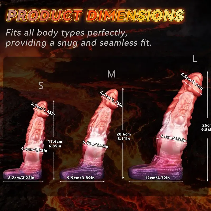 6.8/8.1/9.8 Inch Fantasy Dragon Cock Sleeve Soft Silicone Penis Sheath 1 6.8/8.1/9.8 Inch Fantasy Dragon Cock Sleeve Soft Silicone Penis Sheath 1