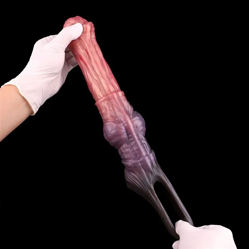 6.9/8.3/10 Inch Horse Cock Sleeve Fantasy Silicone Penis Extender 10 6.9/8.3/10 Inch Horse Cock Sleeve Fantasy Silicone Penis Extender 10