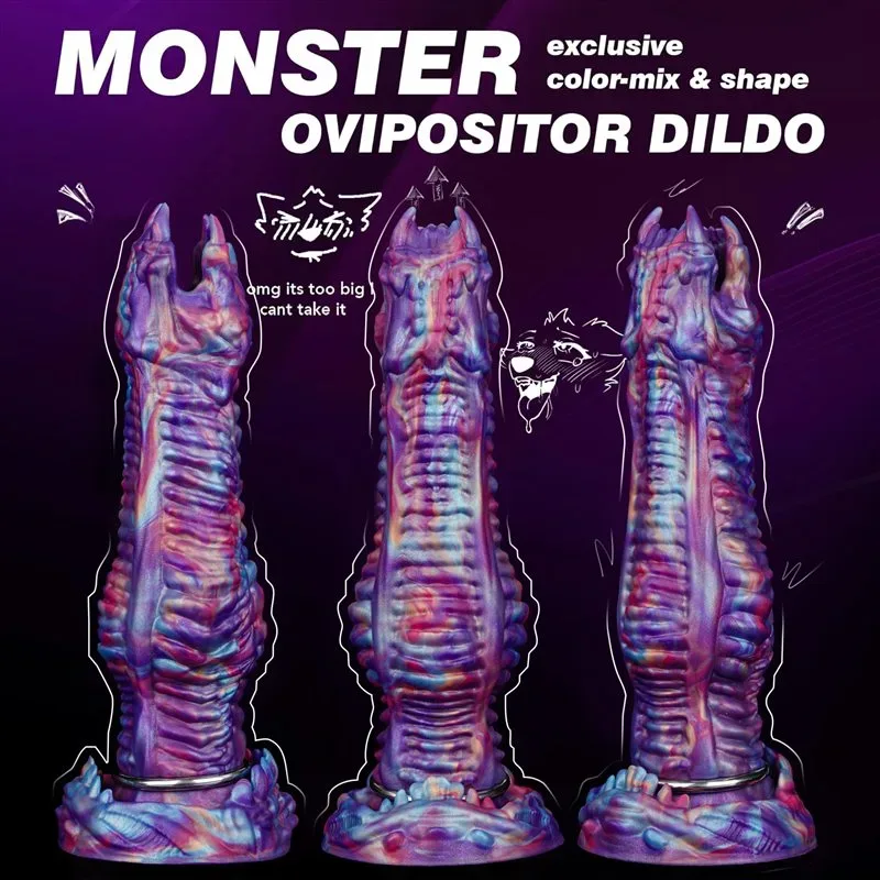 10 Inch Fantasy Knotted Ovipositor Alien Egg Dildo For Adults 2 10 Inch Fantasy Knotted Ovipositor Alien Egg Dildo For Adults 2