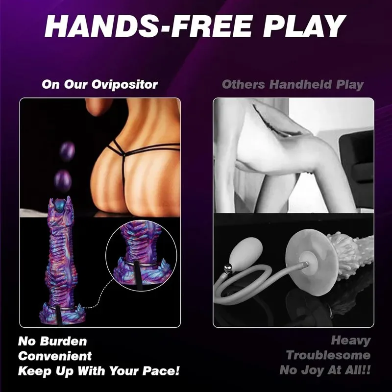 10 Inch Fantasy Knotted Ovipositor Alien Egg Dildo For Adults 5 10 Inch Fantasy Knotted Ovipositor Alien Egg Dildo For Adults 5