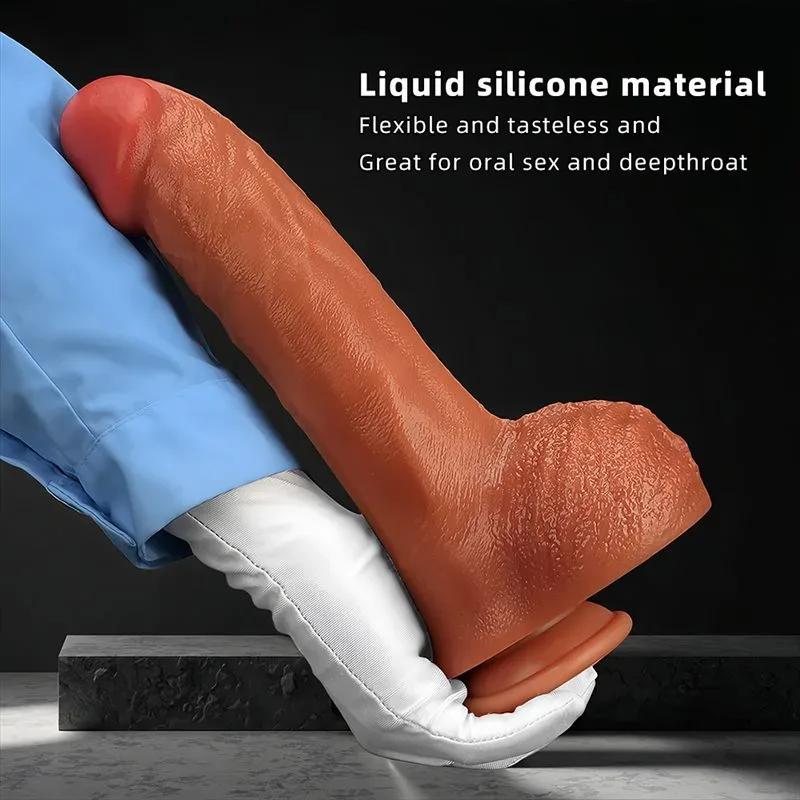 8.5/9.5/10/11 Various Sizes Super Soft Silicone Realistic Penis Dildo 3 8.5/9.5/10/11 Various Sizes Super Soft Silicone Realistic Penis Dildo 3