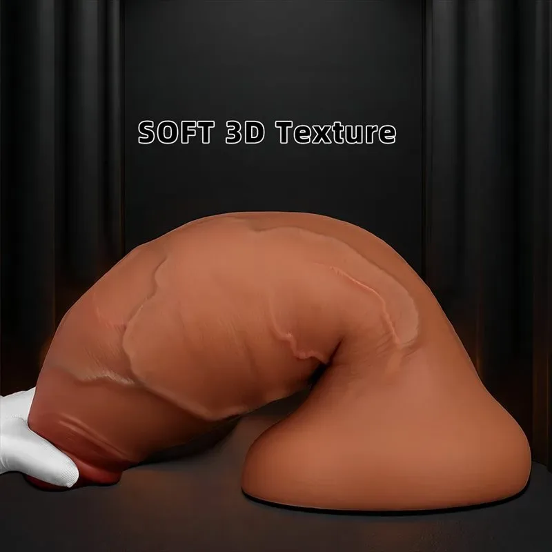 9/10/12/13 Inch Oversized Soft Silicone Dildo Most Fulfilling Butt Plug 4 9/10/12/13 Inch Oversized Soft Silicone Dildo Most Fulfilling Butt Plug 4