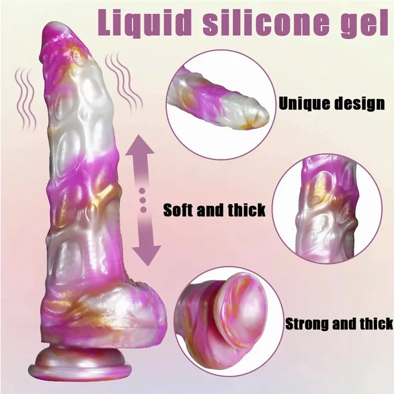 8.5 Inch Heated Thrusting Vibrating Fantasy Dildo Sex Toy 3 8.5 Inch Heated Thrusting Vibrating Fantasy Dildo Sex Toy 3