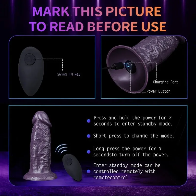 6 Inch Short Fat Black Lifelike Silicone Vibrating Dildo 7 6 Inch Short Fat Black Lifelike Silicone Vibrating Dildo 7