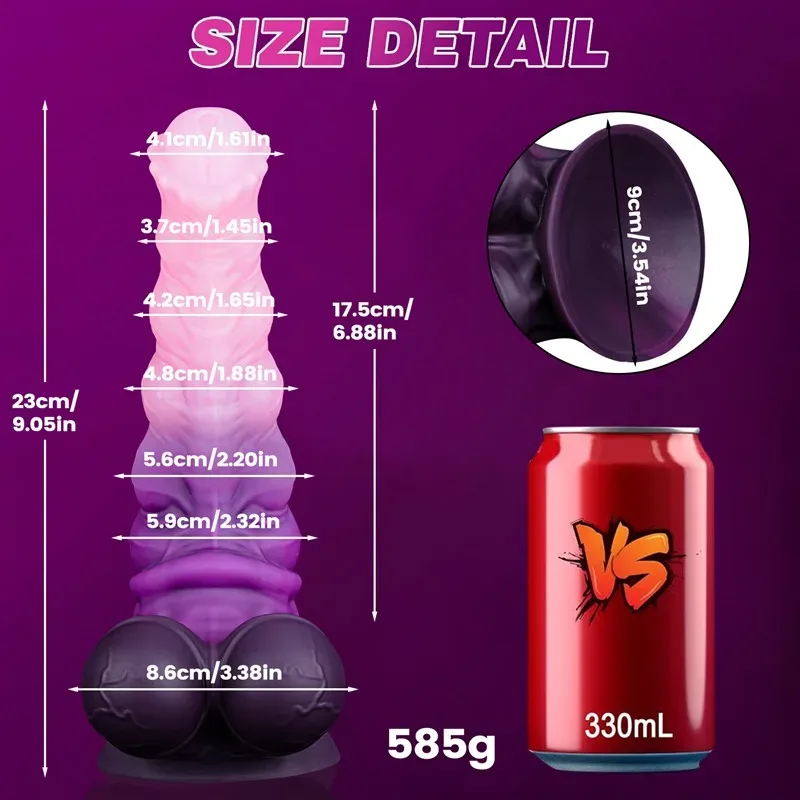 9 Inch Big Pink Horse Cock Dildo Powerful Suction Animal Sex Toy 1 9 Inch Big Pink Horse Cock Dildo Powerful Suction Animal Sex Toy 1