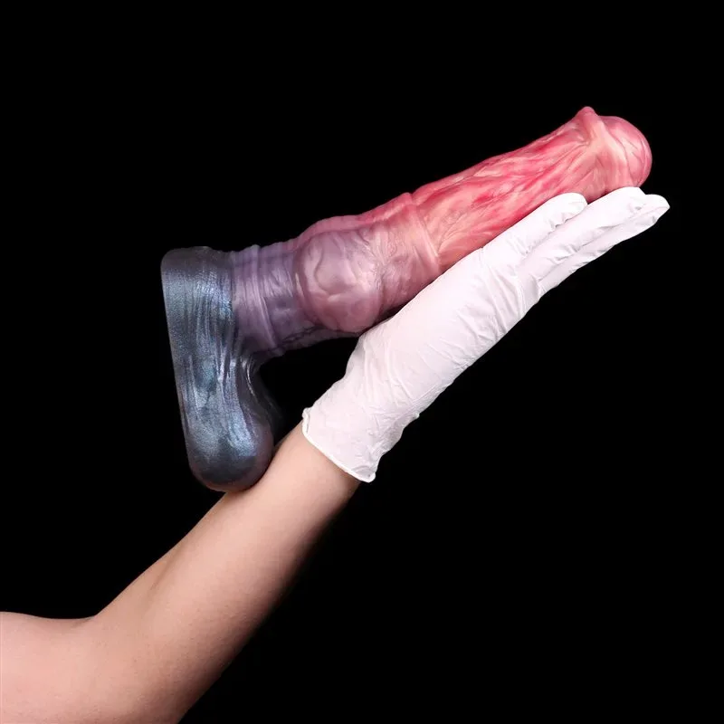 8.7/10.6/13.3 Inch Double Layer Silicone Fantasy Horse Knot Dildo 13 8.7/10.6/13.3 Inch Double Layer Silicone Fantasy Horse Knot Dildo 13