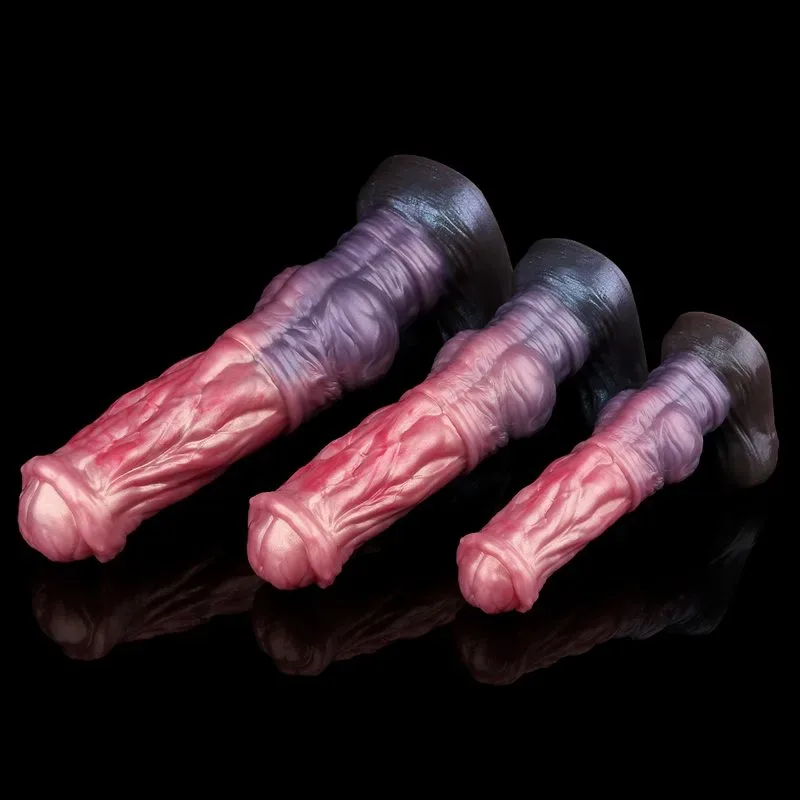 8.7/10.6/13.3 Inch Double Layer Silicone Fantasy Horse Knot Dildo 11 8.7/10.6/13.3 Inch Double Layer Silicone Fantasy Horse Knot Dildo 11
