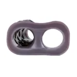 4/4.7/5.9 Inch Black Open Tip Soft Realistic Cock Sleeve - Image 7