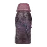 4/4.7/5.9 Inch Black Open Tip Soft Realistic Cock Sleeve - Image 5