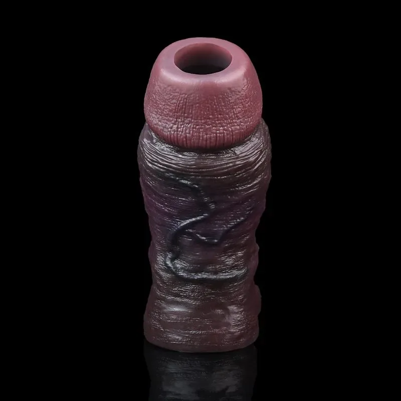 4.1/4.9/5.9/6.5 Inch Black Thick Open Headed Cock Sleeve 8 4.1/4.9/5.9/6.5 Inch Black Thick Open Headed Cock Sleeve 8