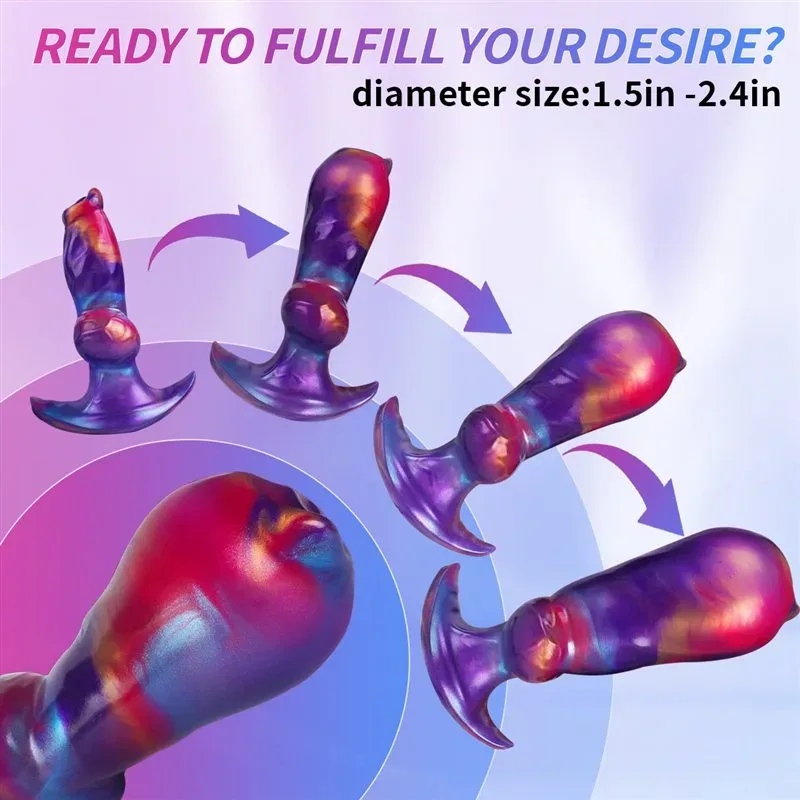 6.5 Inch Fantasy Magnetic Suction Inflatable Dog Knot Anal Plug 3 6.5 Inch Fantasy Magnetic Suction Inflatable Dog Knot Anal Plug 3