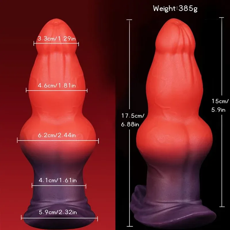 6.8 Inch Vibraing Knot Dildo Wearable Fantasy Anal Plug 1 6.8 Inch Vibraing Knot Dildo Wearable Fantasy Anal Plug 1