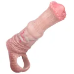 Realistic Horse Penis Sleeve | 6.1/7.7 Inch Soft Elastic Animal Sheath - Image 5