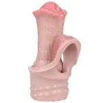 Realistic Horse Penis Sleeve | 6.1/7.7 Inch Soft Elastic Animal Sheath - Image 9