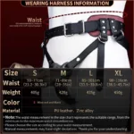 Leather Strap On Knotted Alien Penis Sleeve Harness Set - Image 4