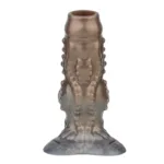 Leather Strap On Knotted Alien Penis Sleeve Harness Set - Image 8