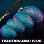fantasy egg anal plug with cracked texture