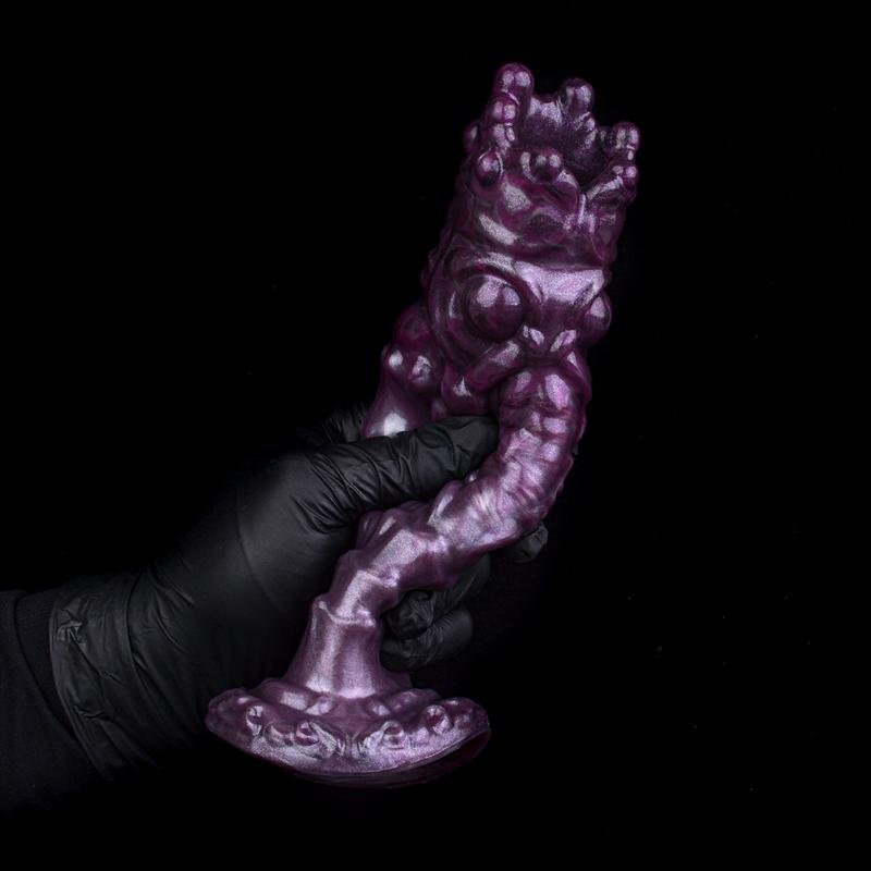 8.3 Inch Fantasy Alien Egg Laying Dildo Platinum Silicone Ovipositor Toy 7 8.3 Inch Fantasy Alien Egg Laying Dildo Platinum Silicone Ovipositor Toy 7