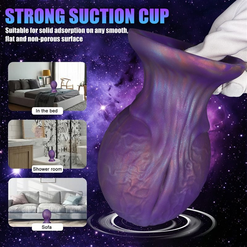 Fantasy Wide Egg Anal Plug Textured Monster Design with Suction Cup (5 Sizes) 5 Fantasy Wide Egg Anal Plug Textured Monster Design with Suction Cup (5 Sizes) 5