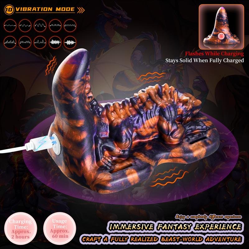 Fantasy Wolf Grinder Toy Textured Ribbed Silicone Grinding Pad 7 Fantasy Wolf Grinder Toy Textured Ribbed Silicone Grinding Pad 7