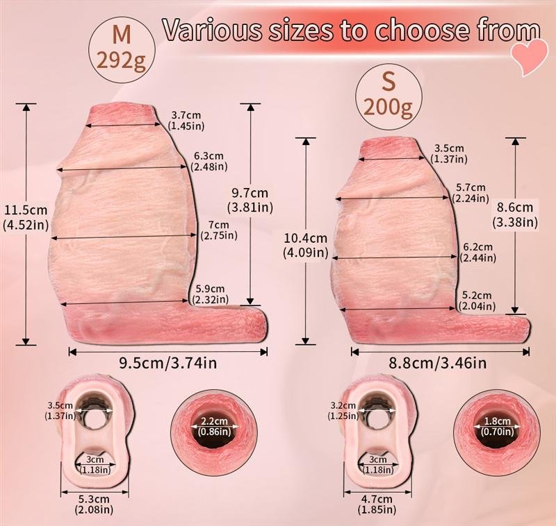 Open Ended Extra Thick Realistic Penis Sleeve 2 Open Ended Extra Thick Realistic Penis Sleeve 2