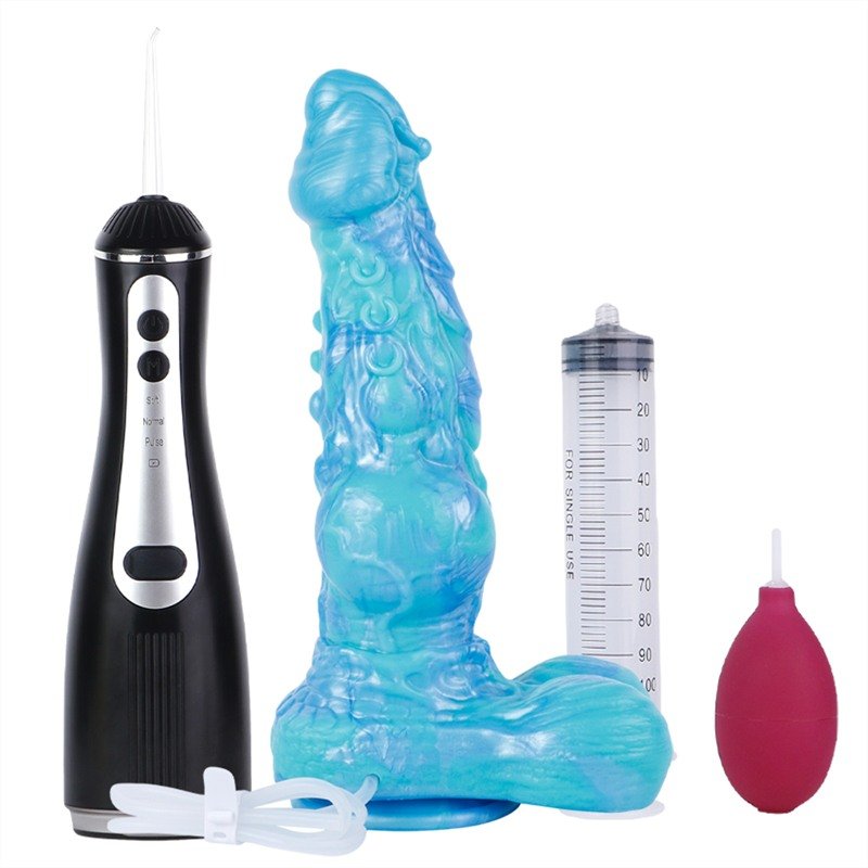 Large Dragon Squirting Dildo with 3 Spray Kit Options (71) 9/11 Inch Large Dragon Squirting Dildo with 3 Spray Kit Options - Image 1