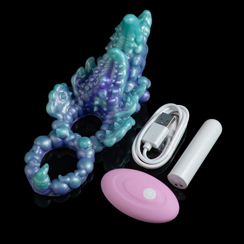 Fantasy Tentacle Grinder Cock Ring with Optional Bullet Vibrator 5 Fantasy Tentacle Grinder Cock Ring with Optional Bullet Vibrator 5