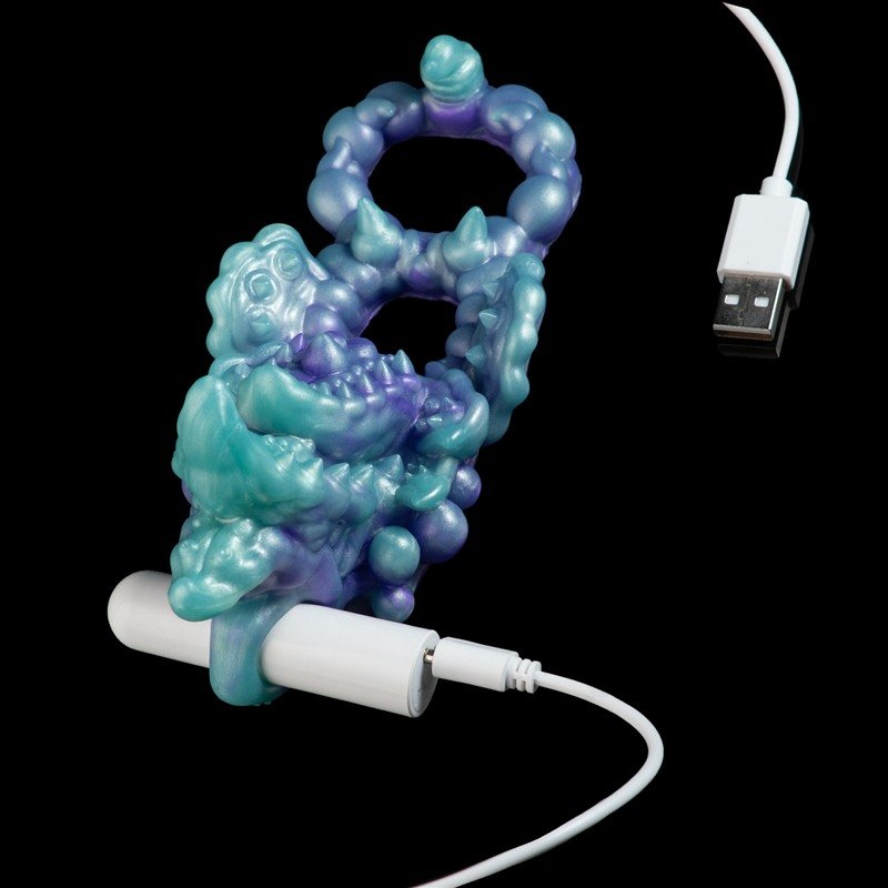 Fantasy Tentacle Grinder Cock Ring with Optional Bullet Vibrator 6 Fantasy Tentacle Grinder Cock Ring with Optional Bullet Vibrator 6